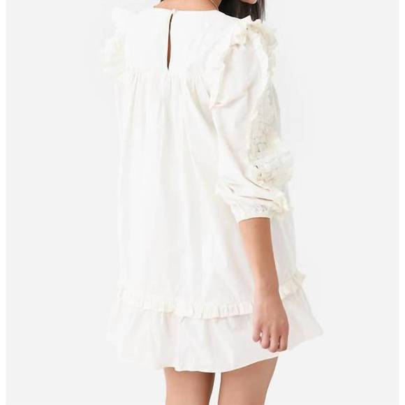 NEW CLEOBELLA annabelle mini dress in ivory - Picture 2 of 5
